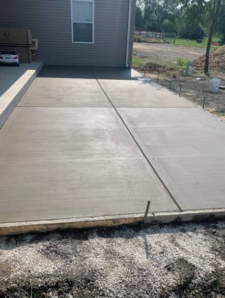 Concrete Staining project — Victoria, Texas